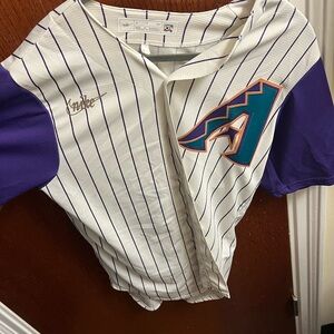 Ricky Johnson Arizona Diamondbacks 2001 throwback jersey size S new.
